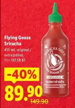 Lidl FLYING GOOSE SRIRACHA nabídka