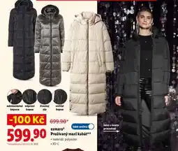 Lidl ESMARA Prošívaný Maxi Kabát nabídka