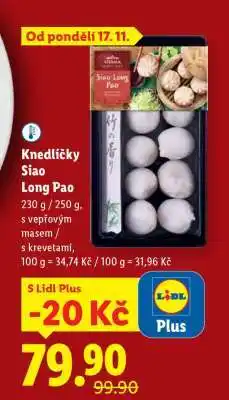 Lidl Knedlíčky Siao Long Pao nabídka