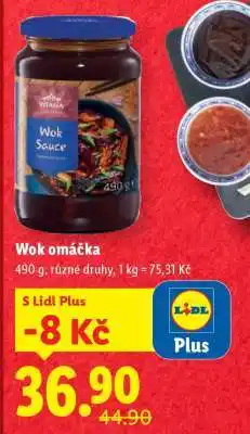 Lidl WOK OMÁČKA nabídka
