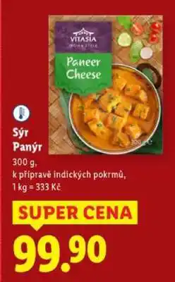 Lidl Sýr Panýr nabídka