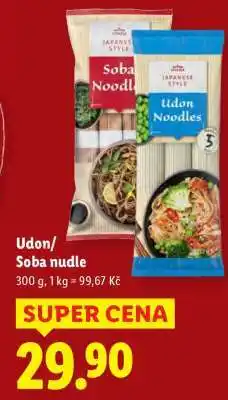 Lidl UDON/SOBA NUDLE nabídka