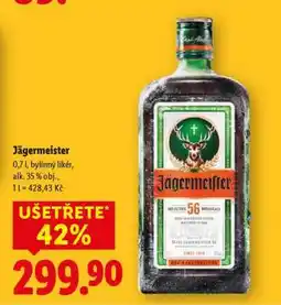 Lidl Jägermeister nabídka