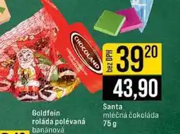Jip Santa mléčná čokoláda 75g nabídka