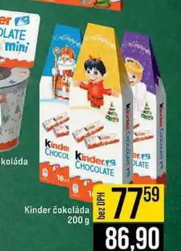 Jip Kinder čokoláda 200 g nabídka