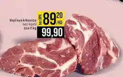 Jip Vepřová krkovice bez kosti cca 2 kg 1kg nabídka