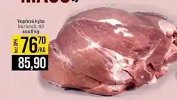 Jip Vepřová kýta bez kosti, 4D cca 8 kg 1kg nabídka