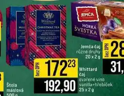 Jip Whittard čaj svařené víno vanilla+hřebiček 25x2g nabídka