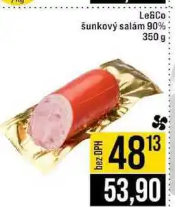 Jip Le&Co šunkový salám 90% 350 g nabídka