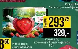 Jip Pickwick čaj 2x ovocný + konvička jahoda 80g nabídka