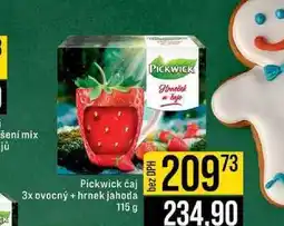 Jip Pickwick čaj 3x ovocný + hrnek jahoda 115 g nabídka