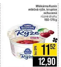 Jip Mlékárna Kunin mléčná rýže, krupice ochucená různé druhy 150-175 g nabídka