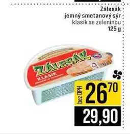 Jip Zálesák jemný smetanový sýr klasik se zeleninou 125 g nabídka