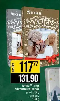 Jip Akinu Winter adventní kalendář pro kočky pro psy 120 g nabídka