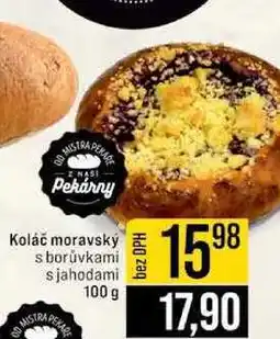 Jip Koláč moravský s borůvkami s jahodami 100 g nabídka