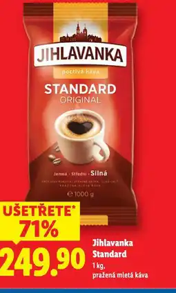 Lidl Jihlavanka standard mletá káva nabídka
