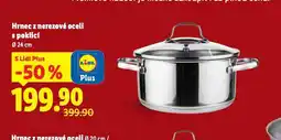 Lidl Nerezový hrnec s poklicí 24cm nabídka