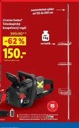 Lidl Teleskopický koupelnový regál nabídka