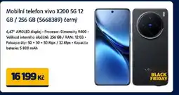 Datart Mobilní telefon vivo X200 5G 12 GB/256 GB (5668389) černý nabídka