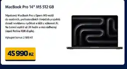 Datart MacBook Pro 14" M5 512 GB nabídka