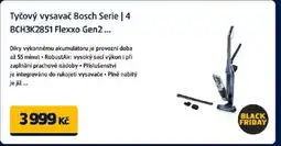 Datart Tyčový vysavač Bosch Serie | 4 BCH3K2851 Flexxo Gen2 nabídka