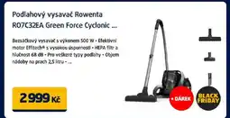 Datart Podlahový vysavač Rowenta R07C32EA Green Force Cyclonic nabídka