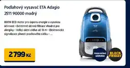 Datart Podlahový vysavač ETA Adagio 2511 90000 modrý nabídka