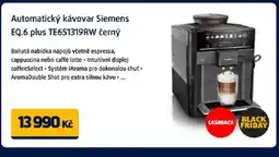 Datart Automatický kávovar Siemens EQ.6 plus TE651319RW černý nabídka