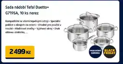 Datart Sada nádobí Tefal Duetto+ G719SA, 10 ks nerez nabídka