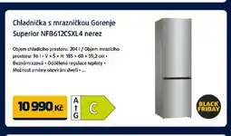Datart Chladnička s mrazničkou Gorenje Superior NFB612CSXL4 nerez nabídka