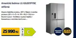 Datart Americká lednice LG GSLE81PYBC stříbrná nabídka
