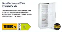 Datart Mraznička Siemens iQ500 GS58NAWCV bílá nabídka