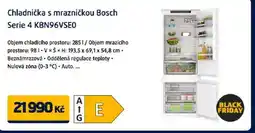 Datart Chladnička s mrazničkou Bosch Serie 4 KBN96VSEO nabídka