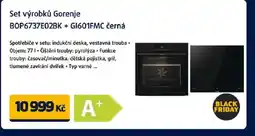 Datart Set výrobků Gorenje BOP6737E02BK + GI601FMC černá nabídka