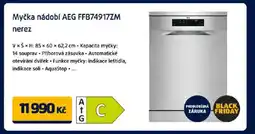 Datart Myčka nádobí AEG FFB74917ZM nerez nabídka