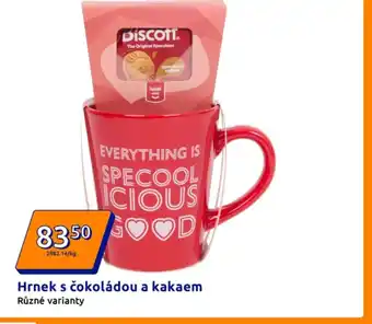 Action Hrnek s čokoládou a kakaem nabídka