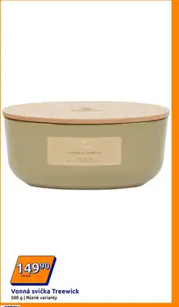 Action Vonná svíčka Treewick nabídka