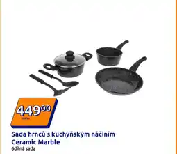 Action Sada hrnců s kuchyňským náčiním Ceramic Marble nabídka