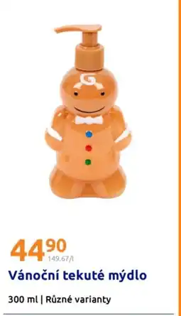 Action Vánoční tekuté mýdlo nabídka