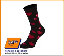 Action Ponožky s potiskem nabídka