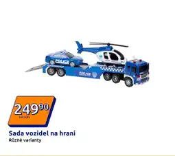 Action Sada vozidel na hraní nabídka