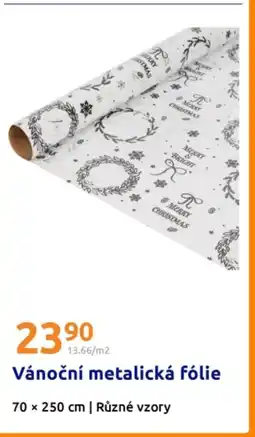 Action Vánoční metalická fólie nabídka