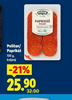Lidl Paprikáš nabídka