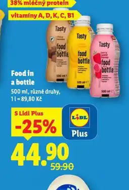 Lidl Food in bottle nabídka