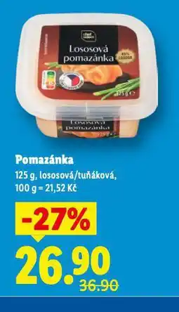 Lidl Pomazánka tuňáková nabídka