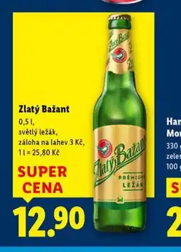 Lidl Pivo zlatý bažant nabídka