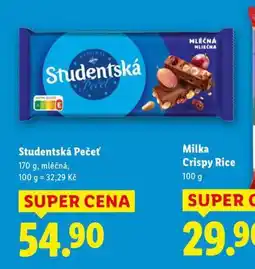 Lidl Orion studentská pečeť nabídka