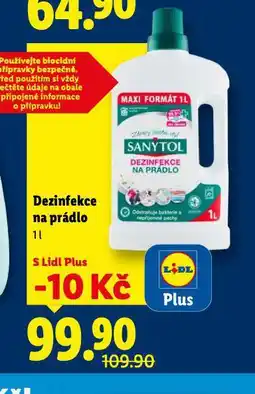 Lidl Dezinfekce na prádlo nabídka