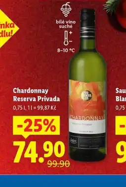 Lidl Chardonnay reserva prinada nabídka