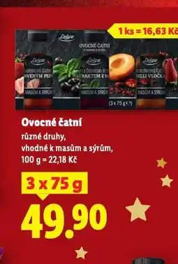 Lidl Ovocné čatní nabídka
